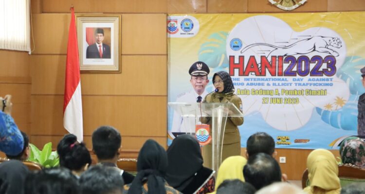 Peringatan HANI, Kota Cimahi, BNN, War on Drugs, Indonesia Bersinar