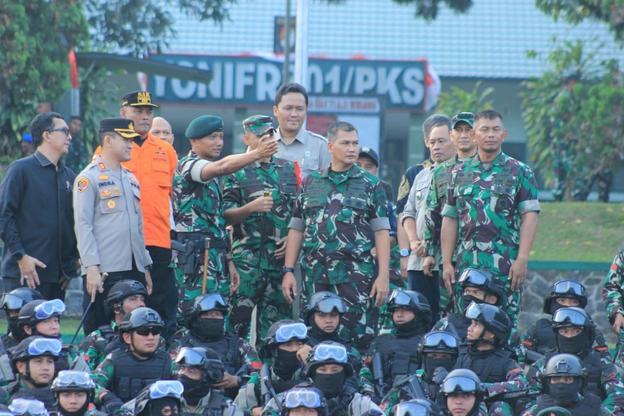 Panglima Divisi III, Kunjungan Kerja, Batalyon Infanteri Raider 301, Operasi Sermukim, Latihan Militer