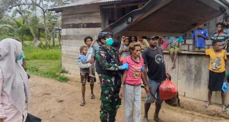 Evakuasi Medis Kilat, TB Paru dan Evakuasi, Kampung Yabanda Papua, Penyakit Paru-Paru, Satgas Yonif 310/KK